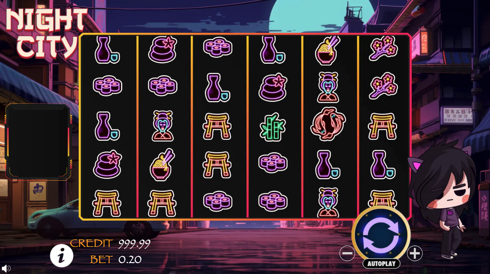 Night City social casino game screenshot 1 - Social casino game entertainment only